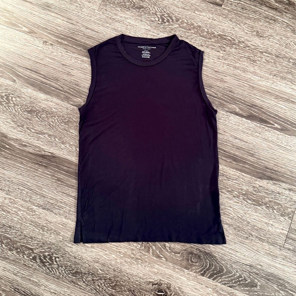 Majestic Filatures Soft Touch Sleeveless Crew